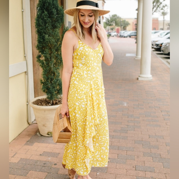 Maeve Women Brittany Cropped Jumpsuit Sz 2 Adj Skinny Straps Wide Leg Open Back - Picture 7 of 16